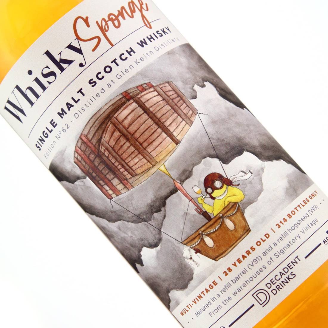 Glen Keith 1993 Whisky Sponge Edition No.62 — Dramface Glen Keith 1993 Whisky Sponge Edition No.62 — Dramface